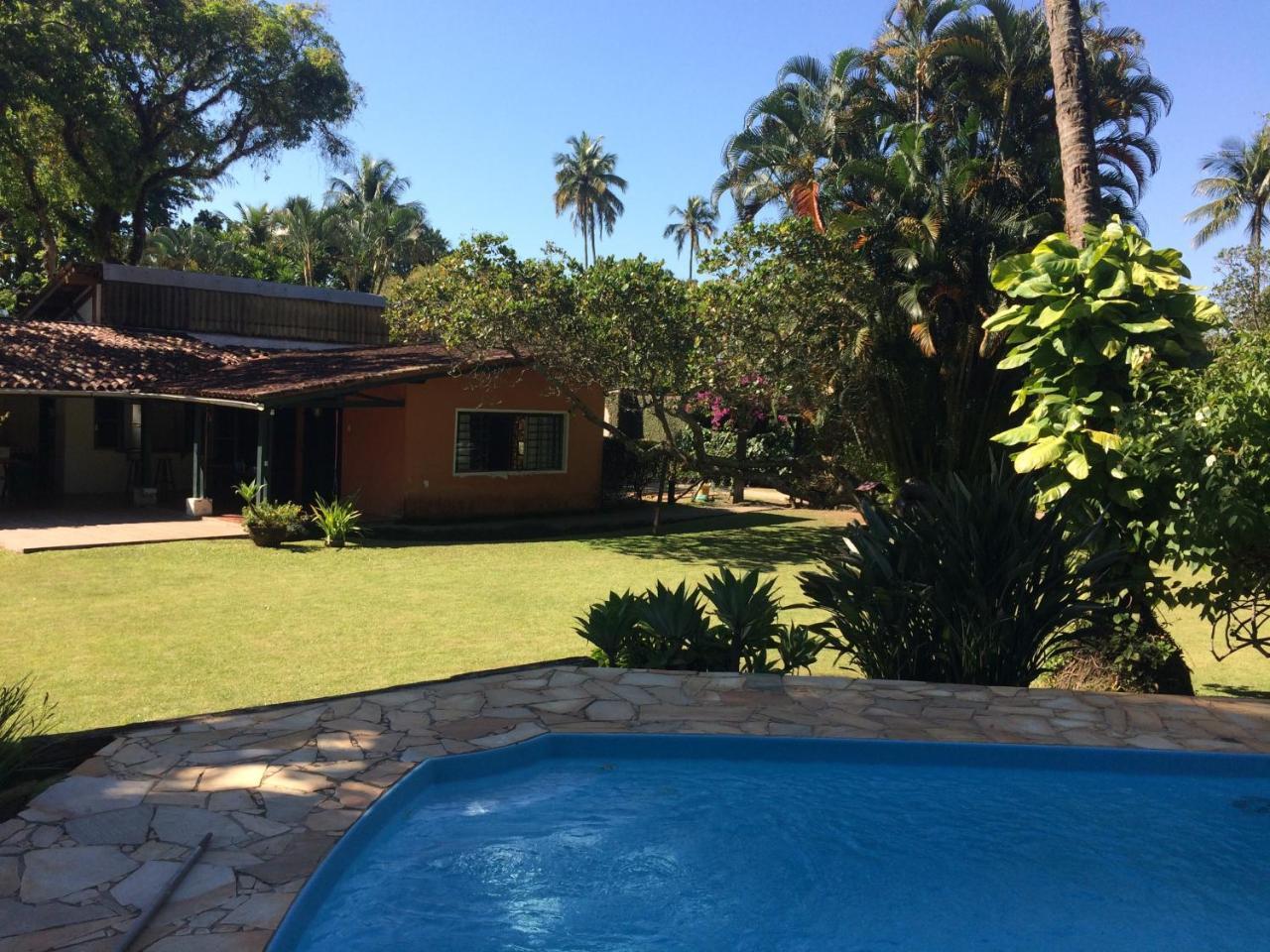 Villa Casa Colonial Terrea No Saco Da Capela Em Ilhabela Exterior foto